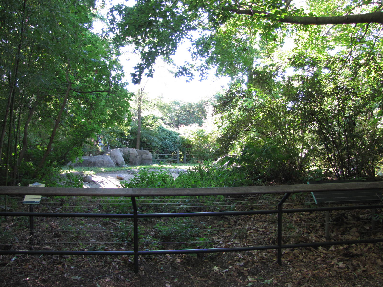 Bronx Zoo 2010 - Former Asiatic Elephant exhibit at Zoo Center on historic