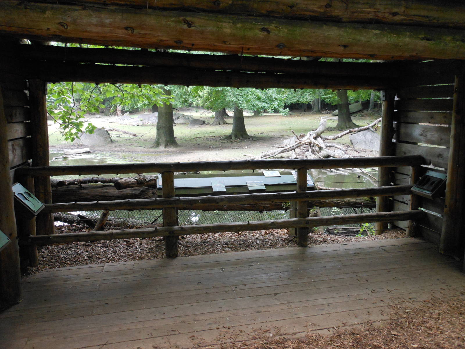 Bronx Zoo- Pere David's Deer Exhibit- Viewing Shelter