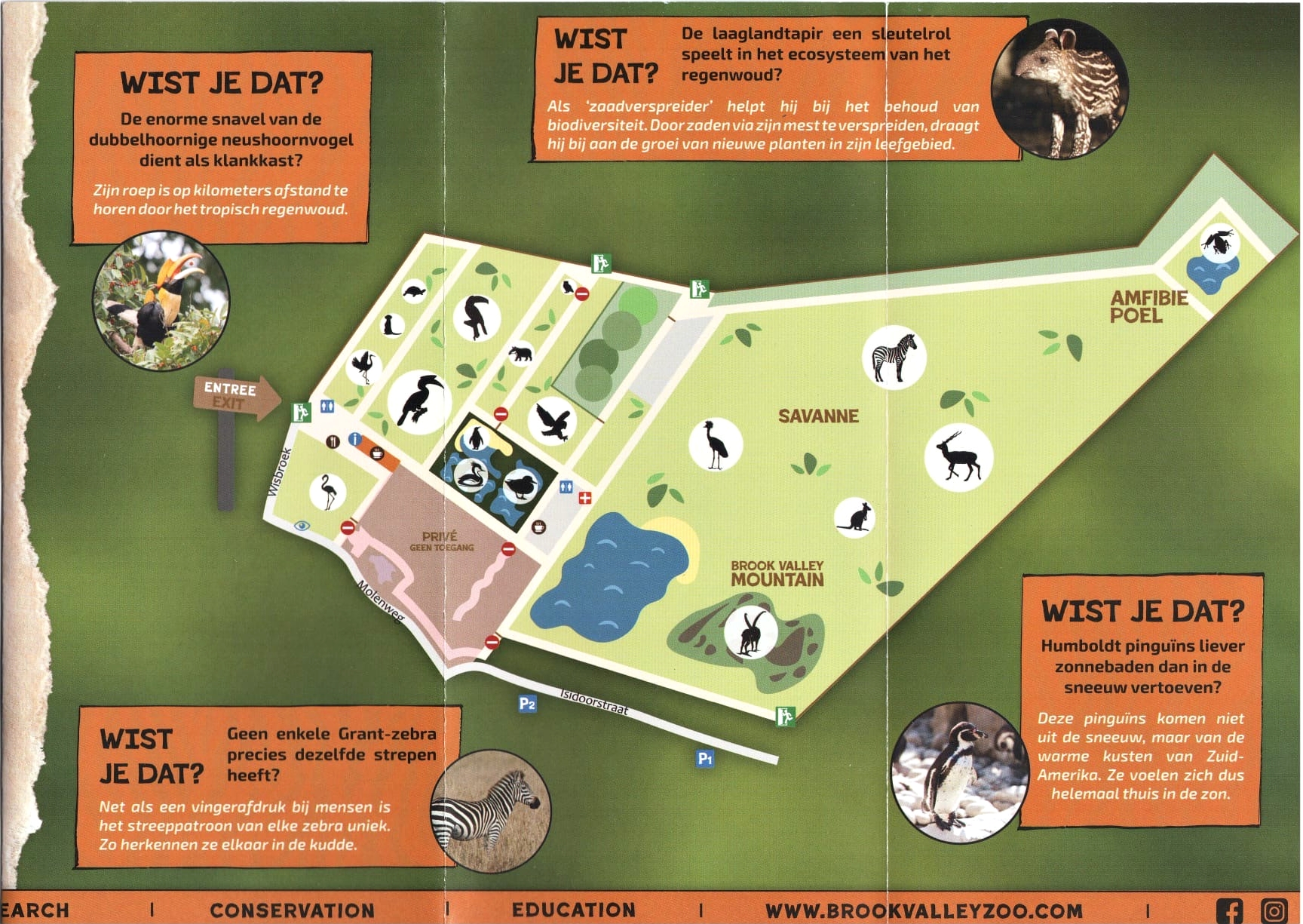 Brook Valley Zoo Map