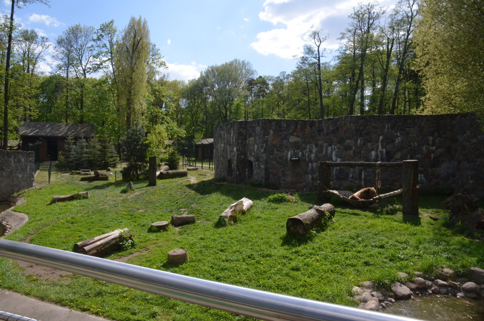 Brown Bear Enclosure at Akcent Zoo Białystok, 08/05/19