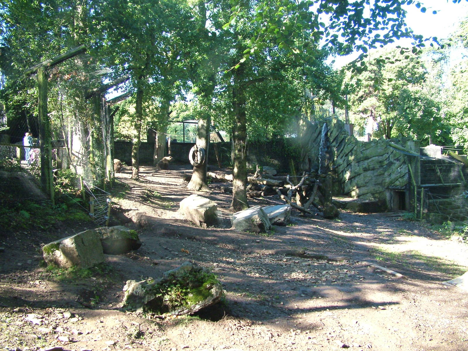 Brown Bear enclosure at the Welsh Mountain Zoo Oct 08