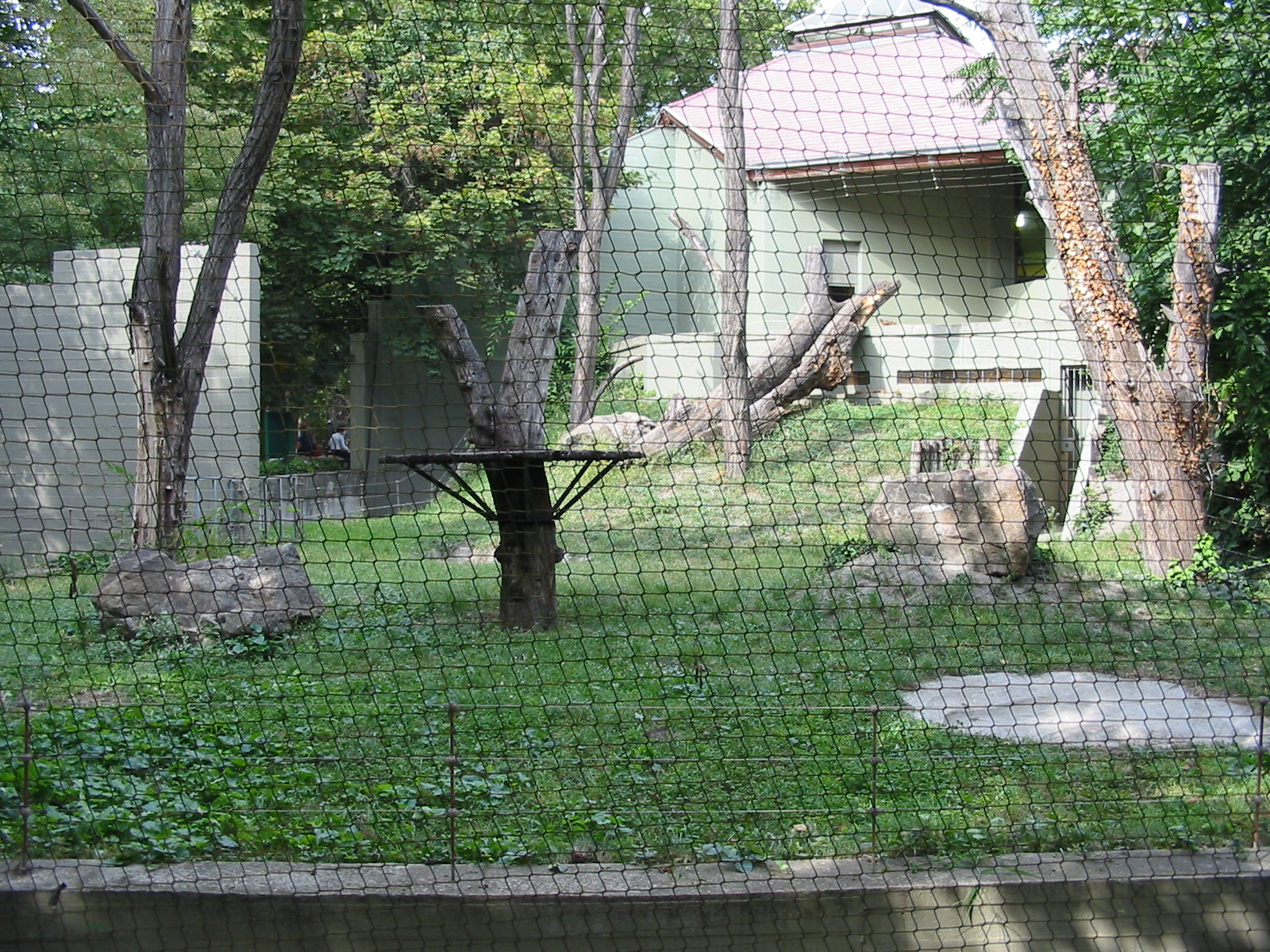 Budapest Zoo 2003 - Old Gorilla or Orangutan enclosure
