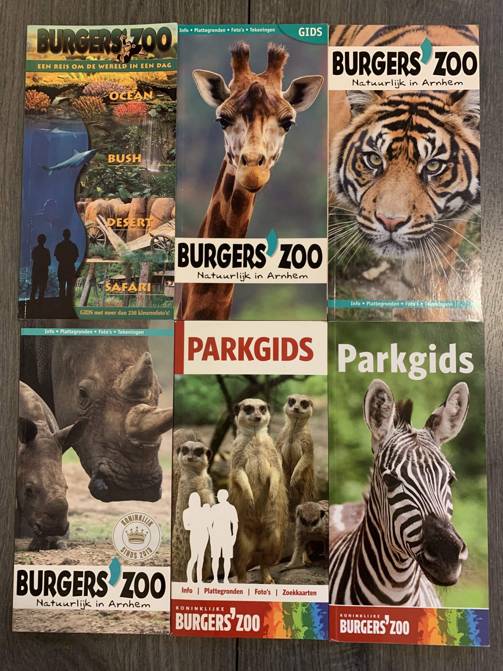 Burgers’ Zoo guidebooks