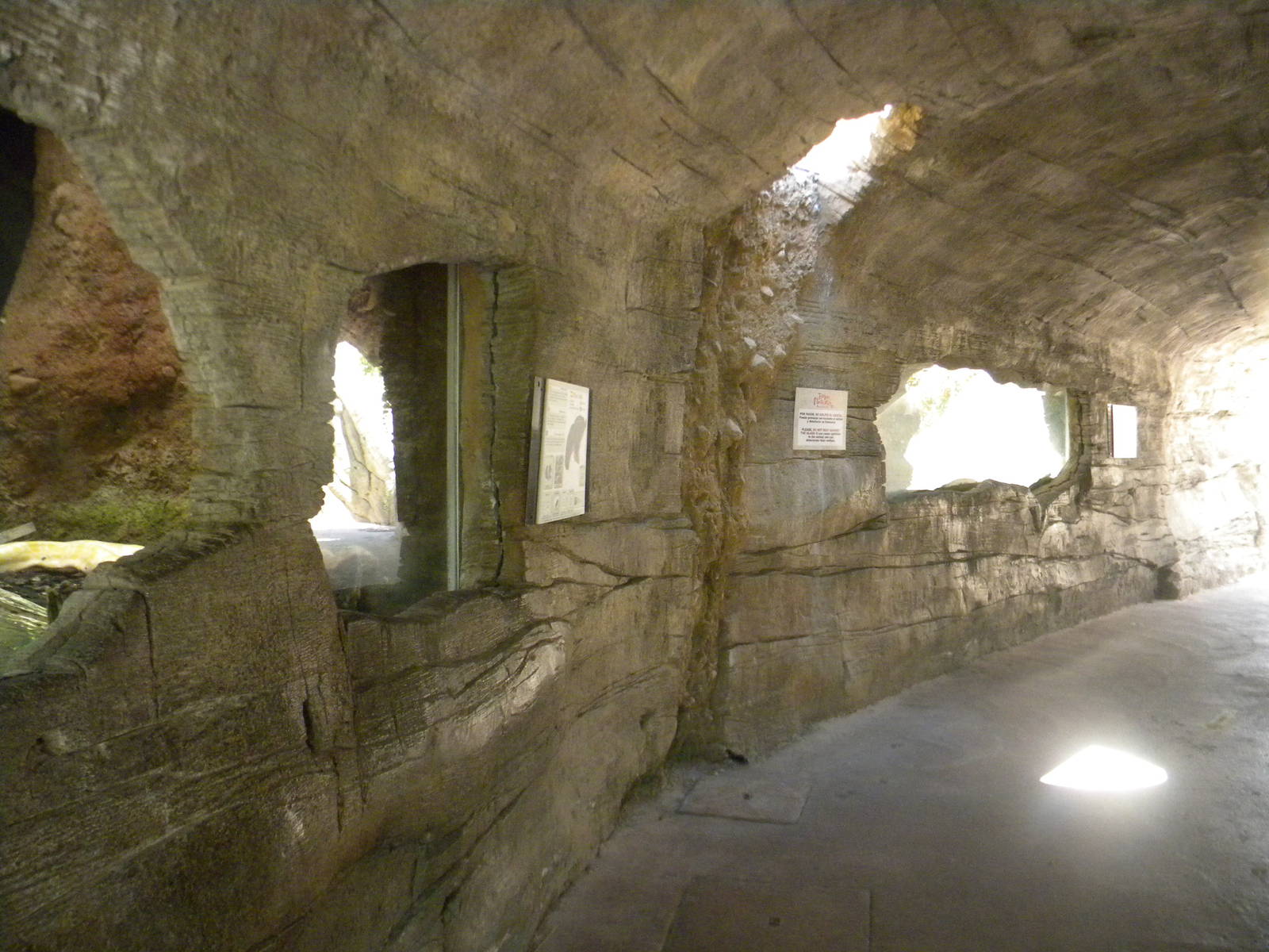 Burmese Python and Water Monitor enclosure at Terra Natura 29/07/11