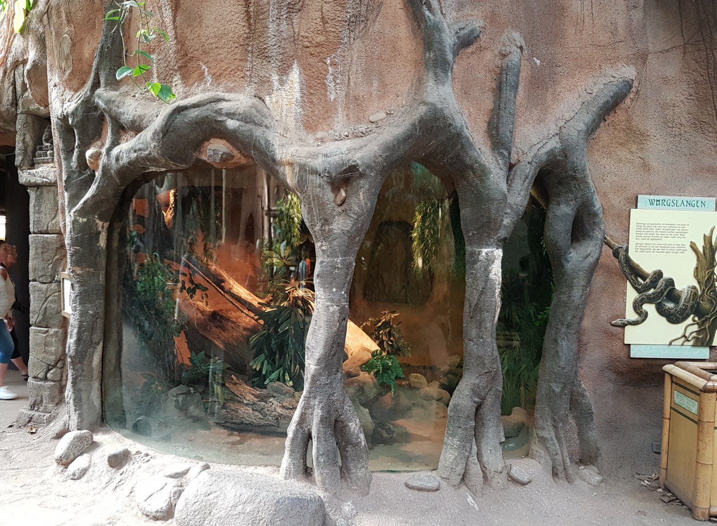 Burmese python enclosure