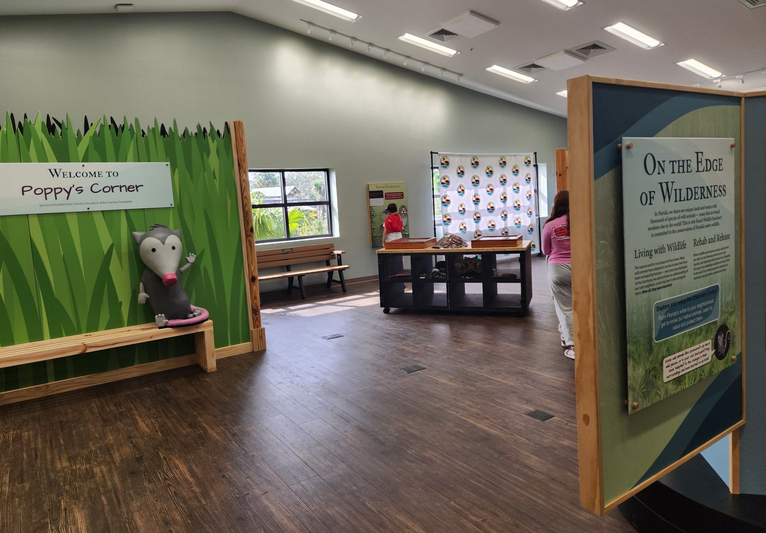 Busch Wildlife (new location) - Educational area at entrance
