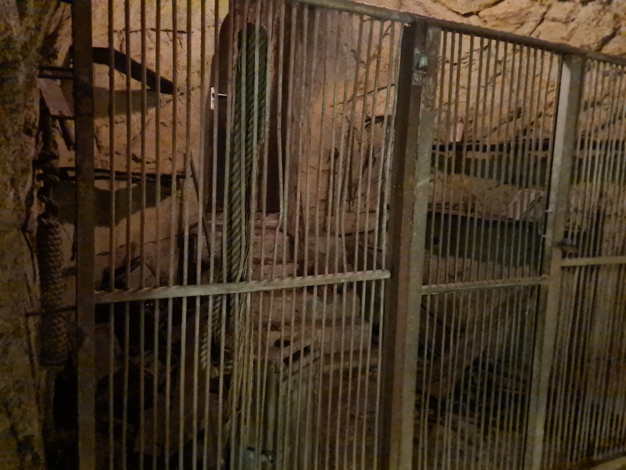 Bush/Desert tunnel - Entrance to the mine display