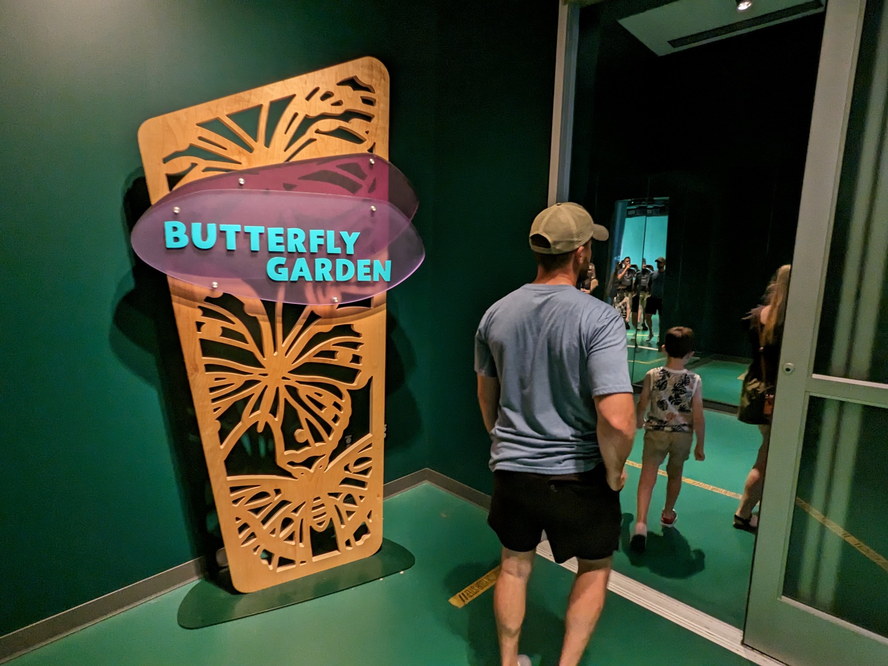 Butterfly garden entrance