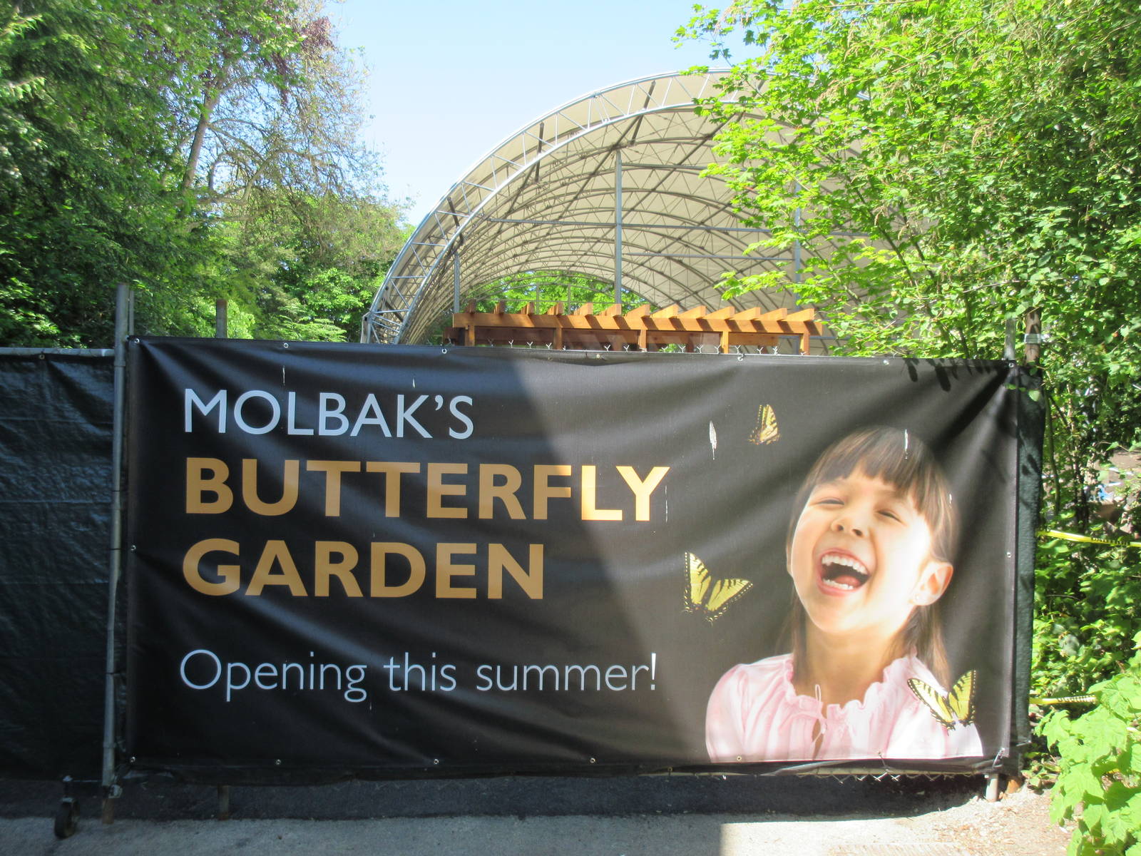 Butterfly Garden Sign (New in 2016) - Opens in June