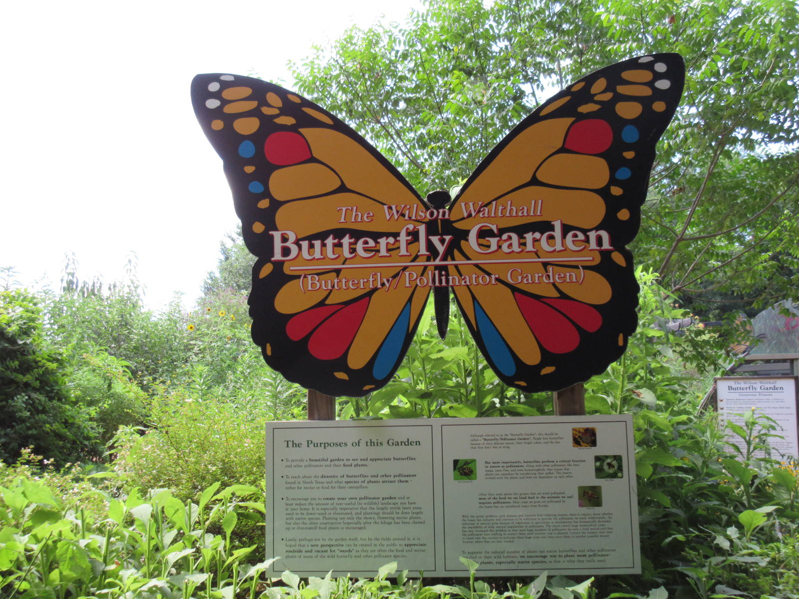 Butterfly Garden - Sign