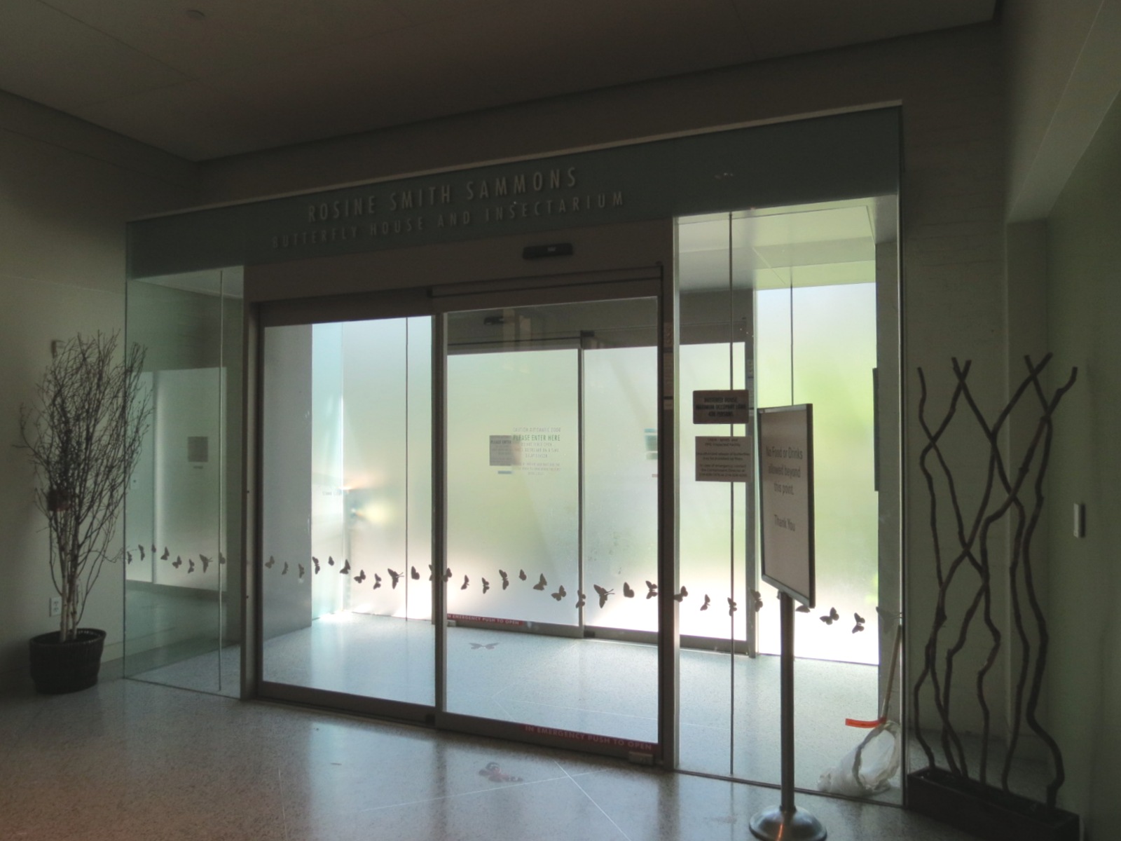 Butterfly House - Entrance