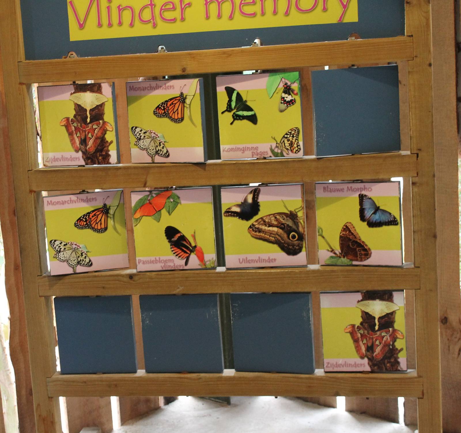 Butterfly memory game