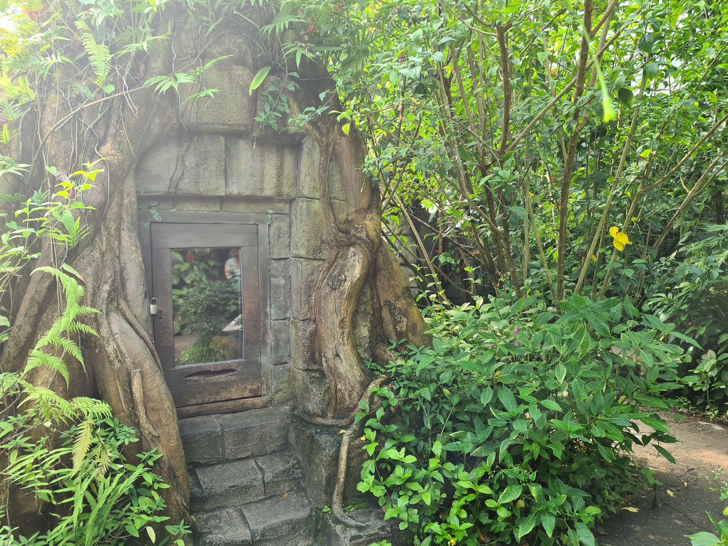 Butterfly temple - Central temple exhibit