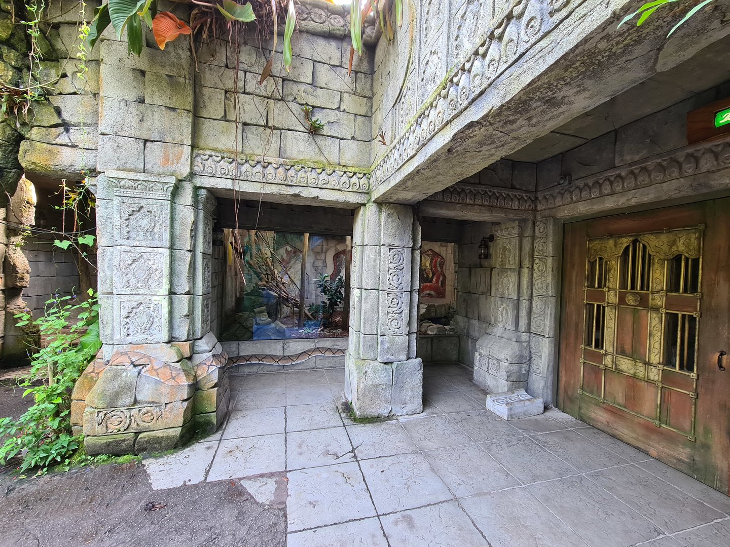 Butterfly temple - Python viewing area and temple theming