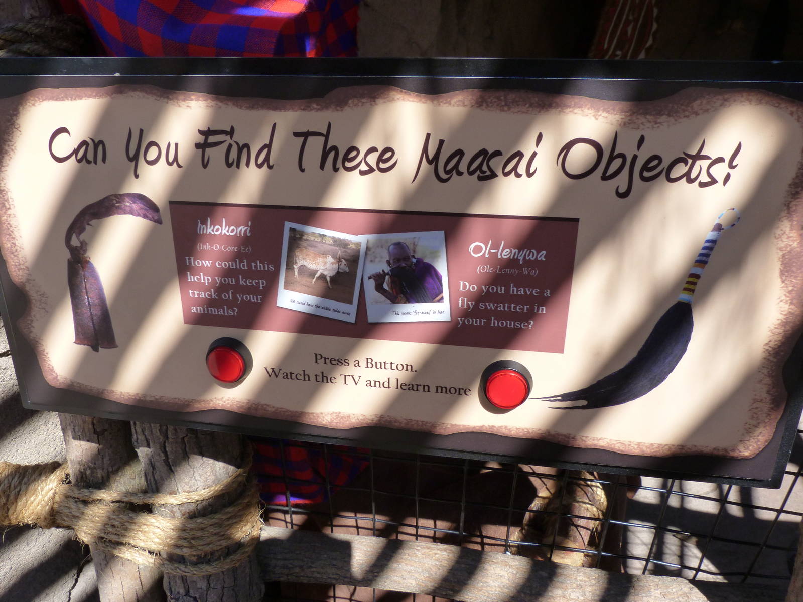 Buttons for TV (A Step Into Africa) 9-2-12