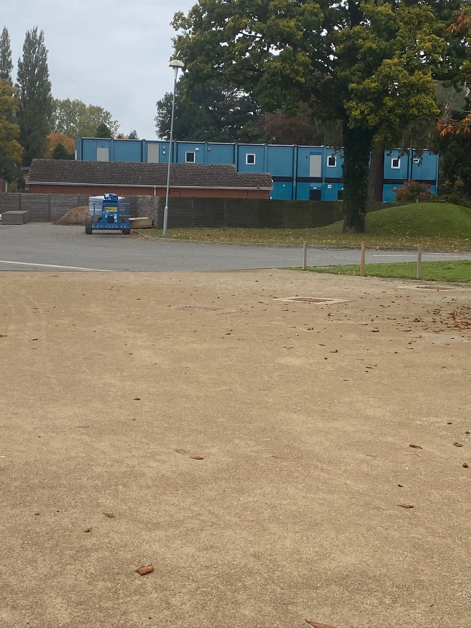 Cabins at the entrance gate