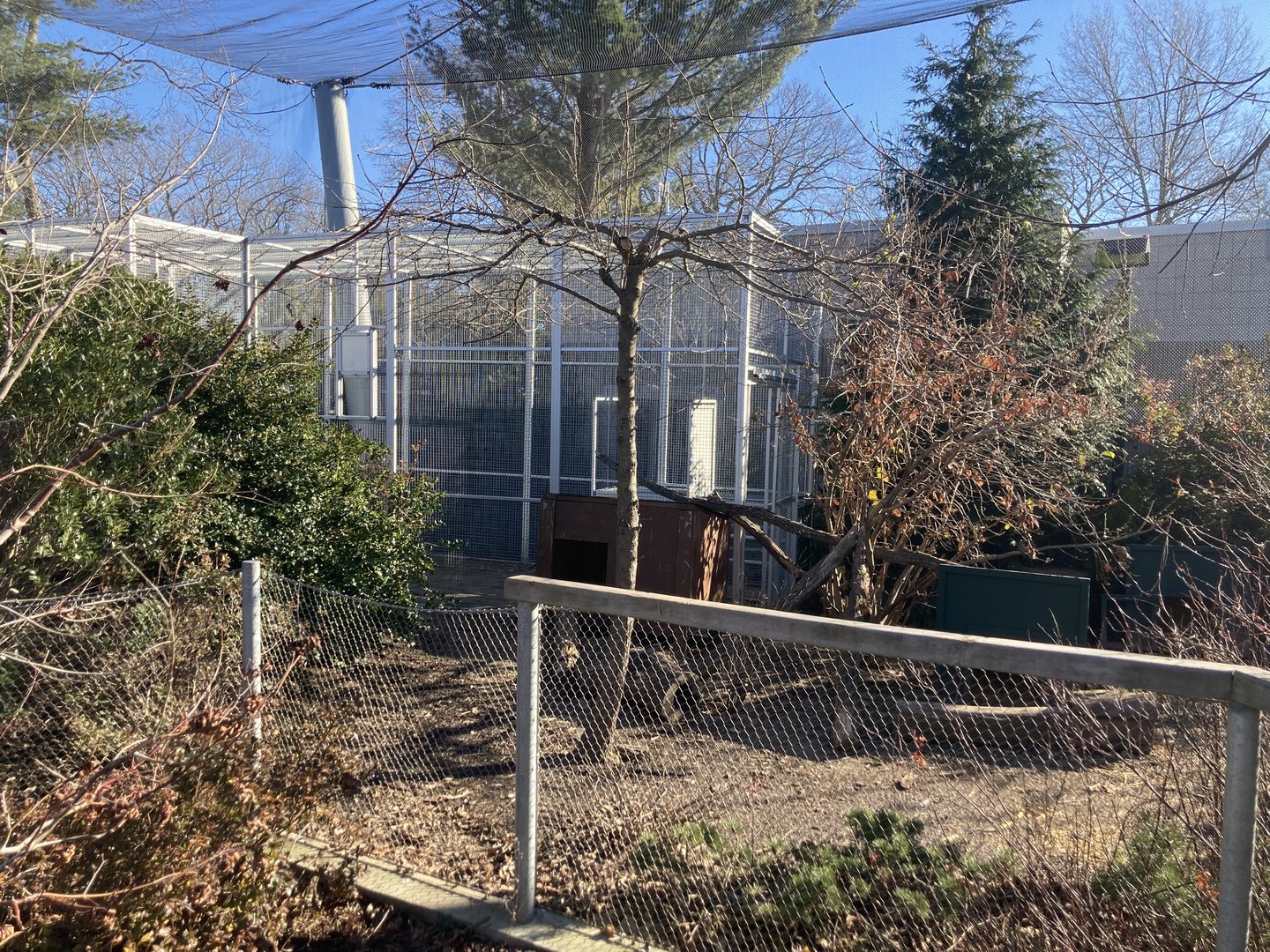 Cage inside Nature’s Neighborhoods Aviary