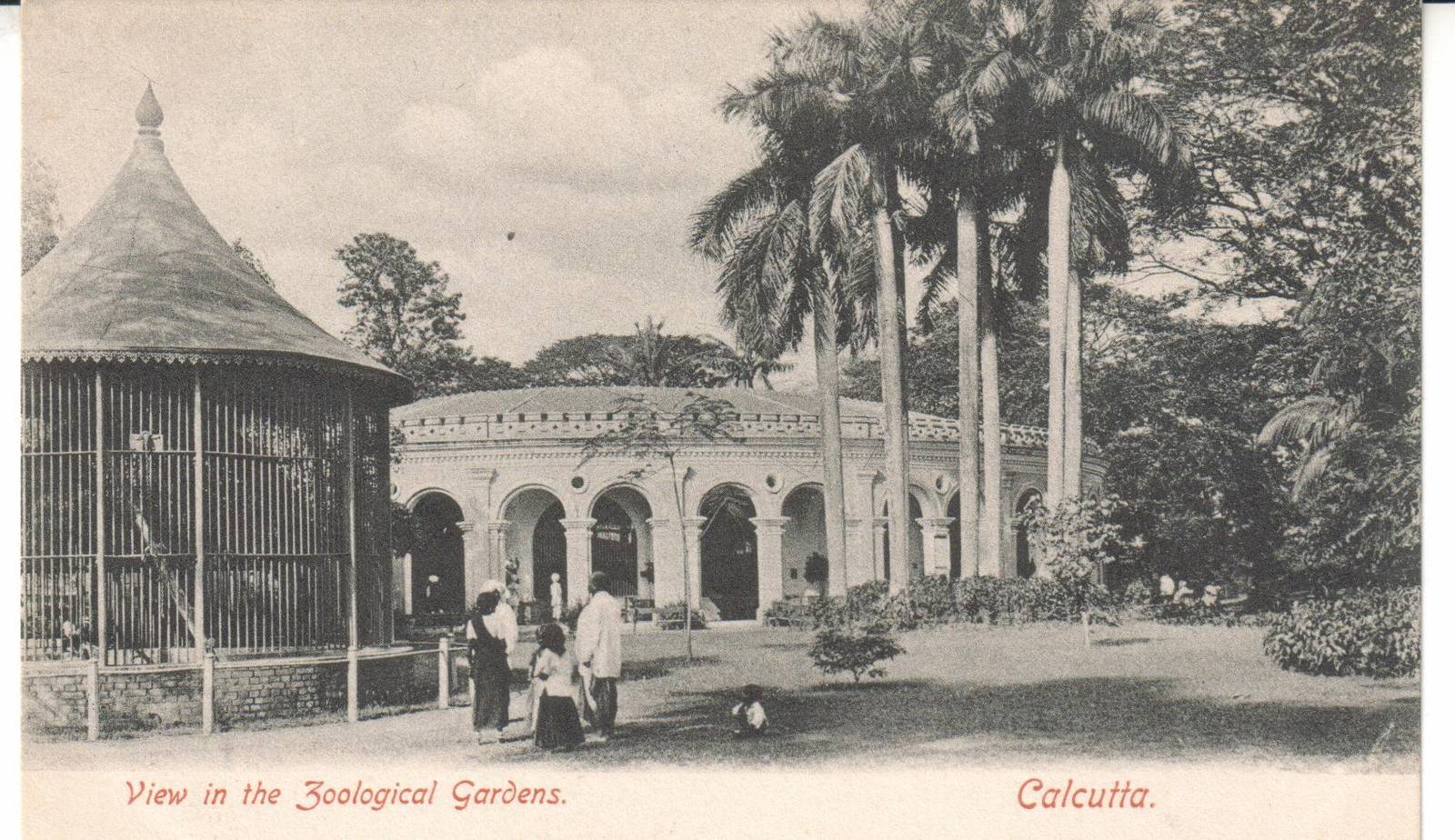Calcutta Zoological Gardens 1900