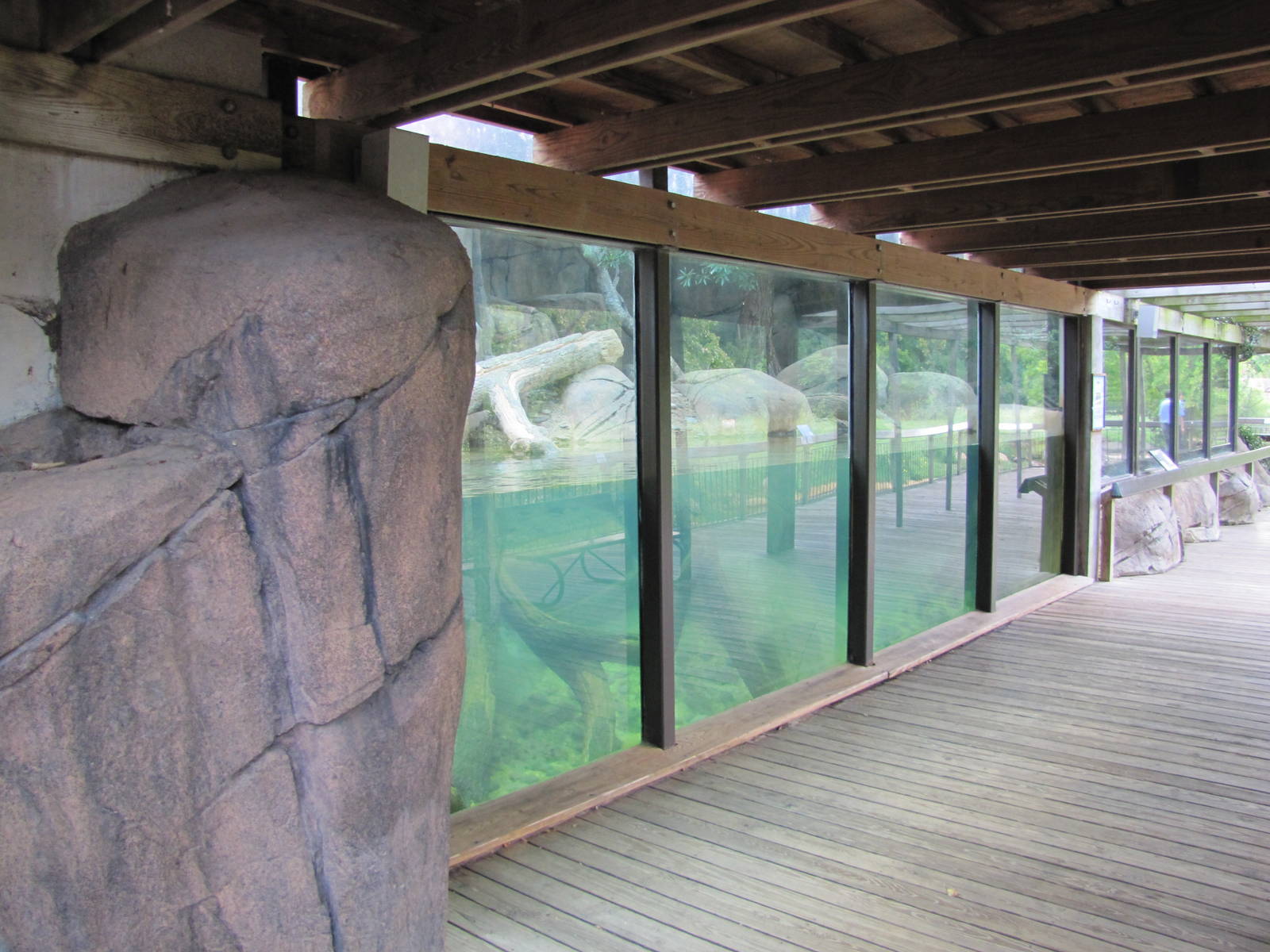 Caldwell Zoo 2010 - Front of the North American River Otter exhibit