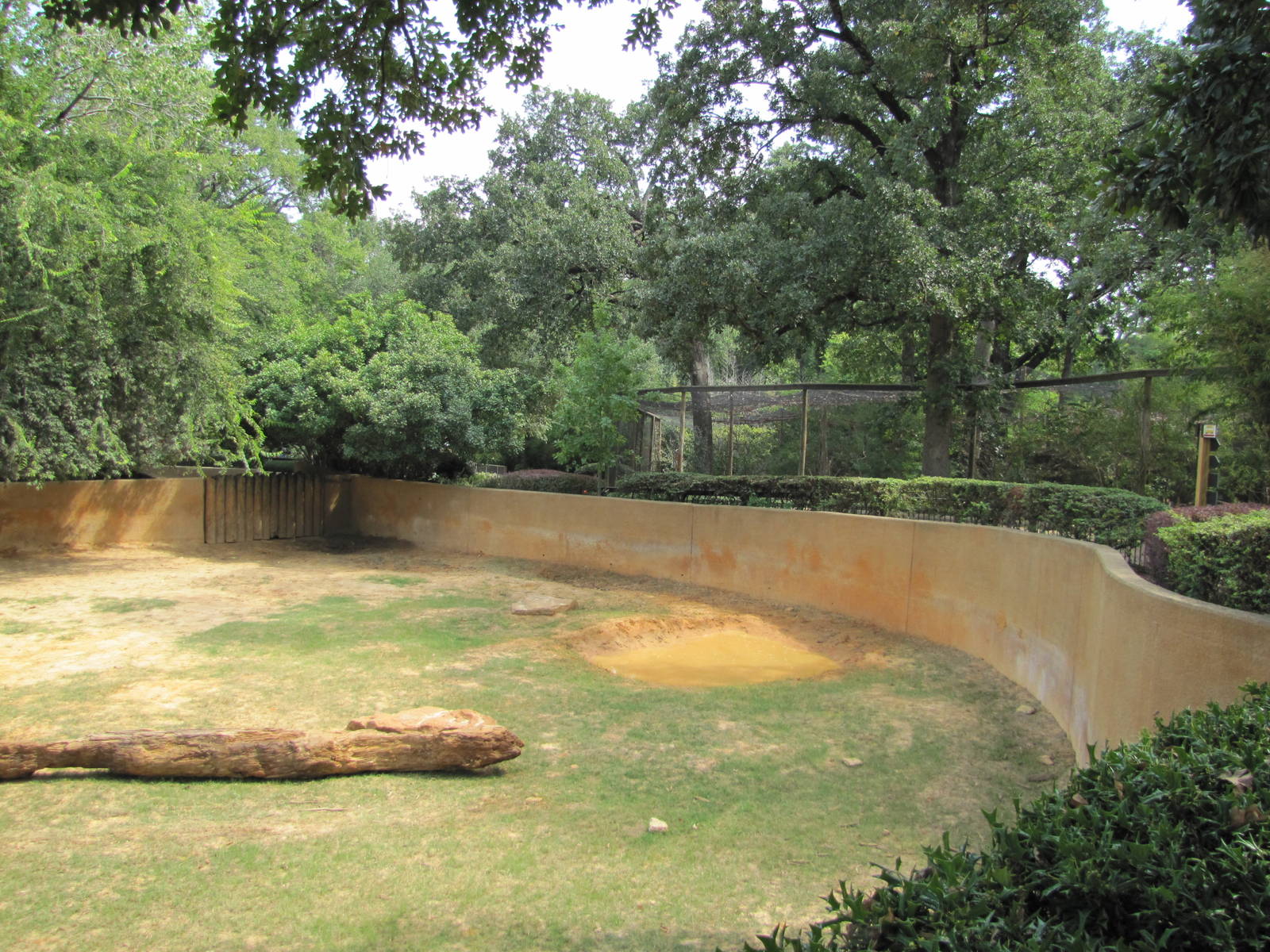 Caldwell Zoo 2010 - Right part of the second Black Rhinoceros exhibit