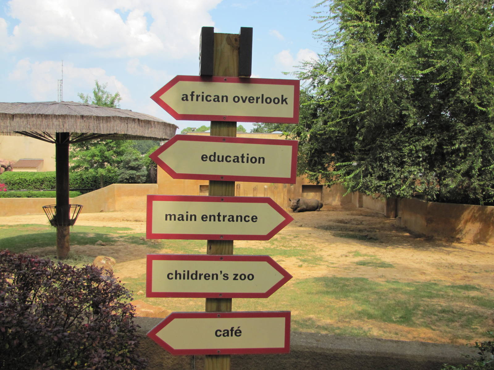 Caldwell Zoo 2010 - Signpost example