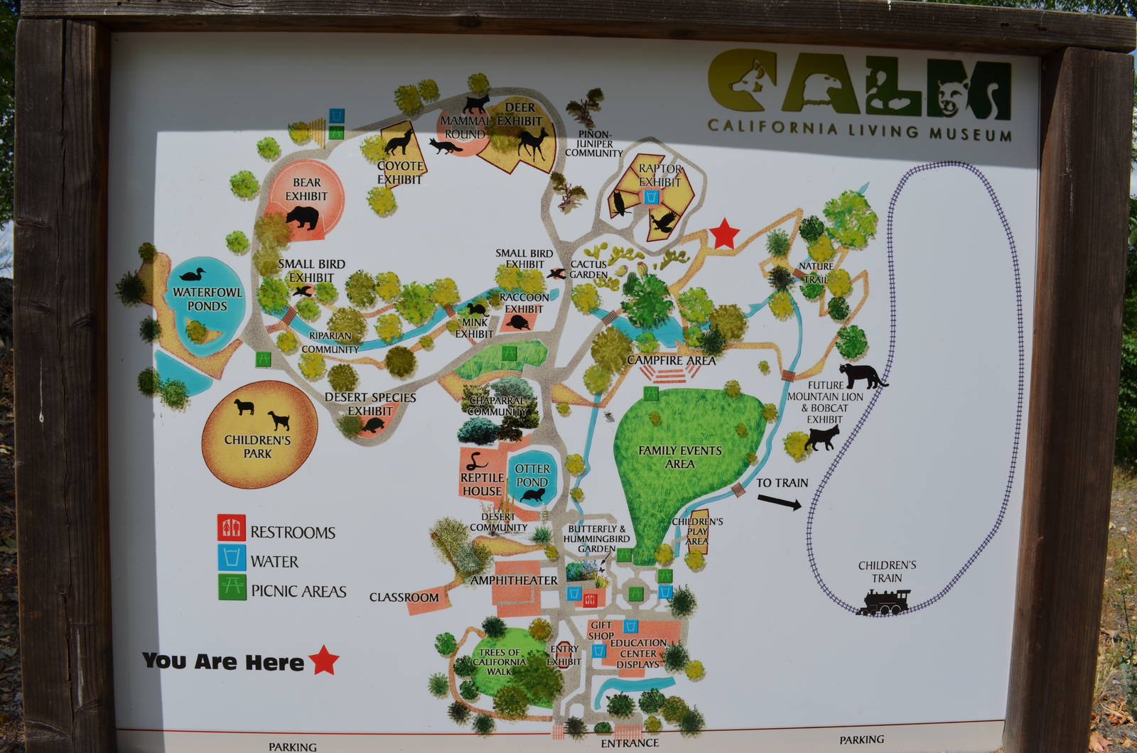 California Living Museum - Zoo Map