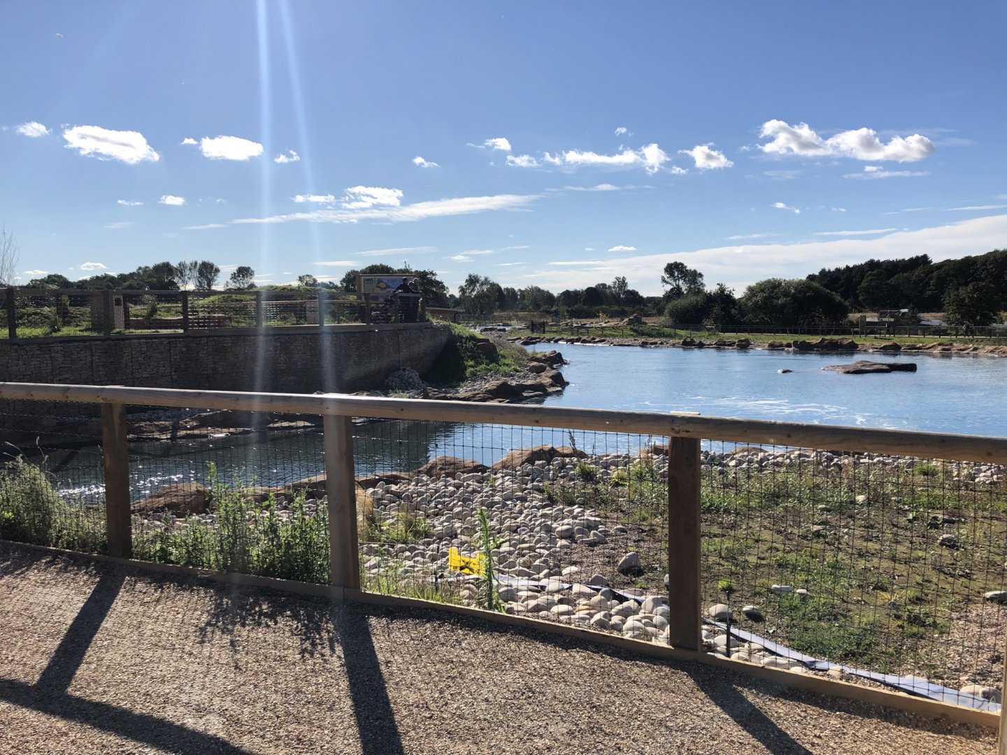 California Sea Lion Enclosure at Yorkshire Wildlife Park (October 2021)