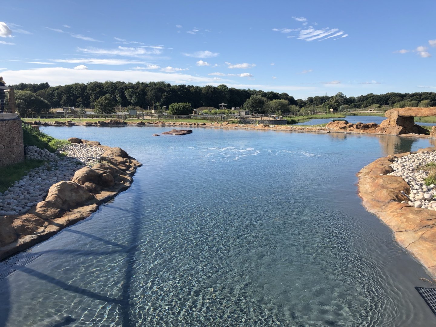 California Sea Lion Enclosure at Yorkshire Wildlife Park (October 2021)