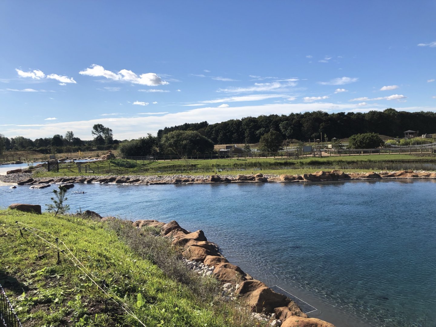 California Sea Lion Enclosure at Yorkshire Wildlife Park (October 2021)