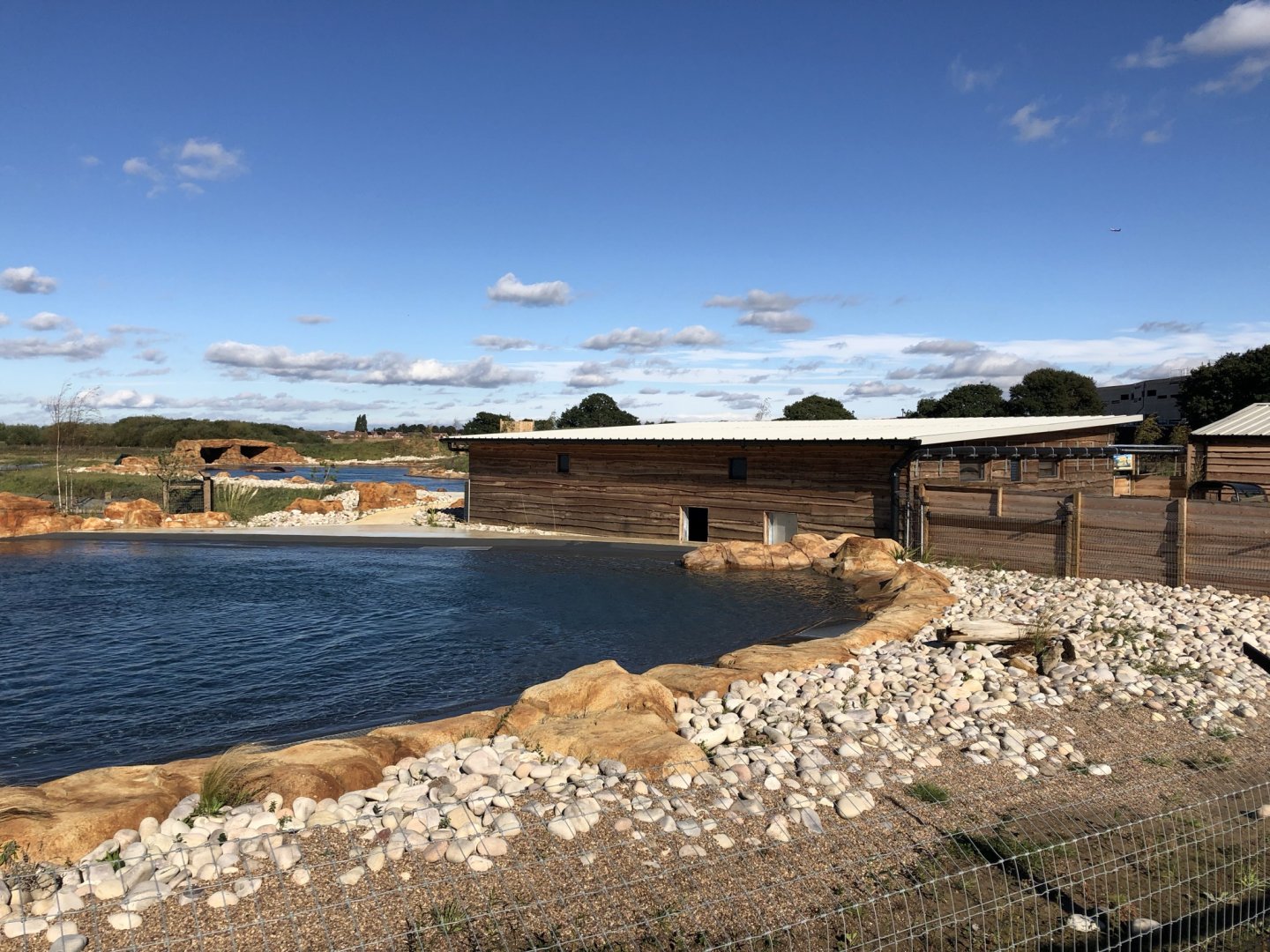California Sea Lion Enclosure at Yorkshire Wildlife Park (October 2021)