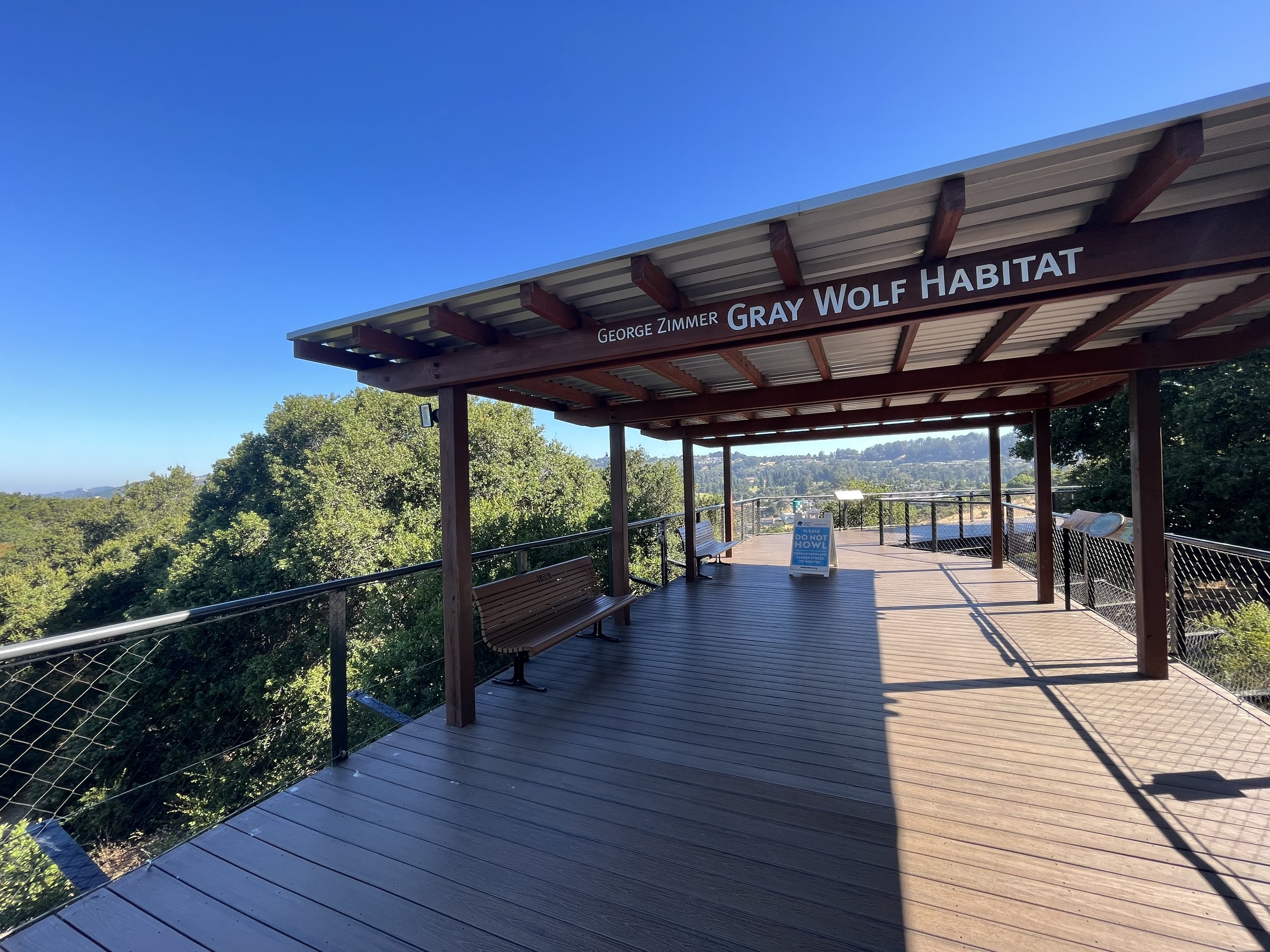 California Trail - Gray Wolf Exhibit
