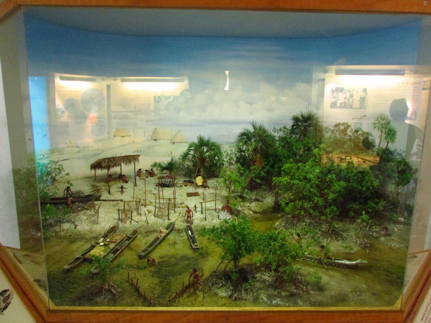 Calusa Village Miniature Diorama