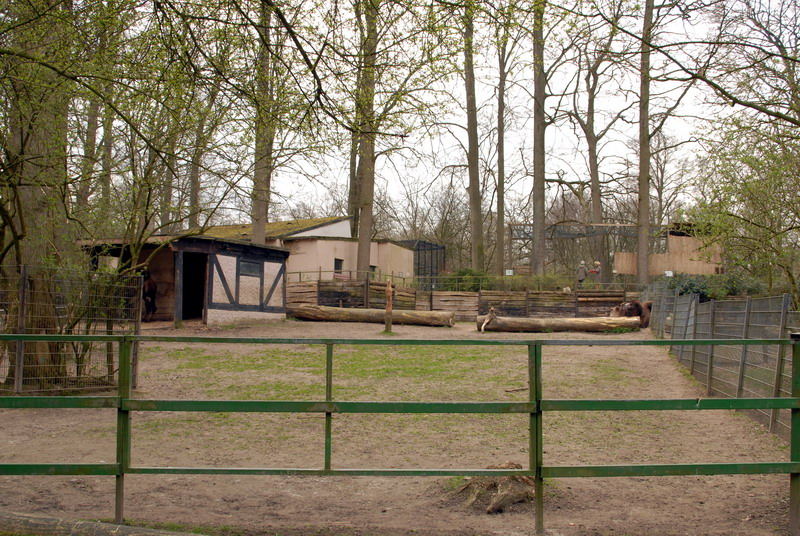 Camel enclosure at Lübeck (now closed)