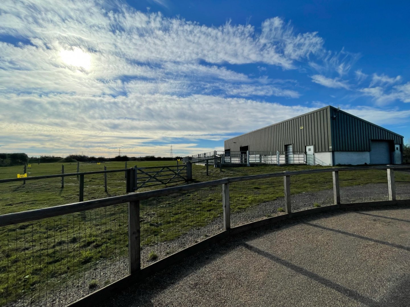 Camel Enclosure at Yorkshire Wildlife Park (October 2021)