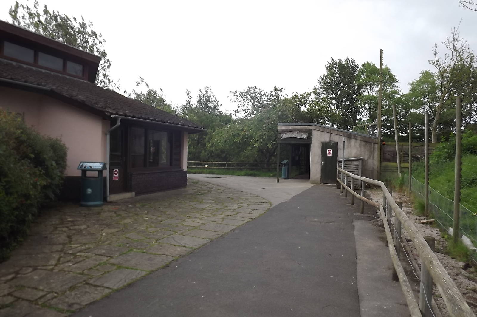 Camel house and Lemur wood entrance at Blackpool Zoo 17/06/12