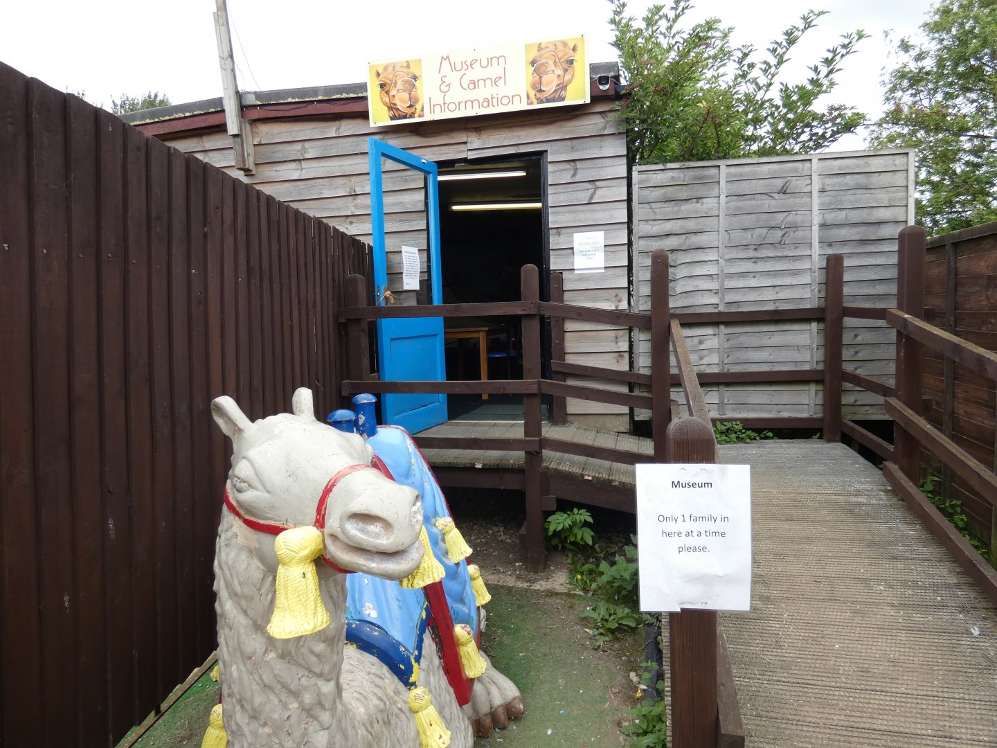 Camel museum entrance (Camel Park Oasis)
