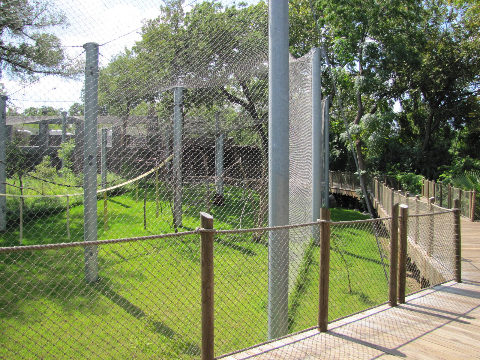 Cameron Park Zoo 2010 - Front of the Orangutan exhibit in Asian Forest