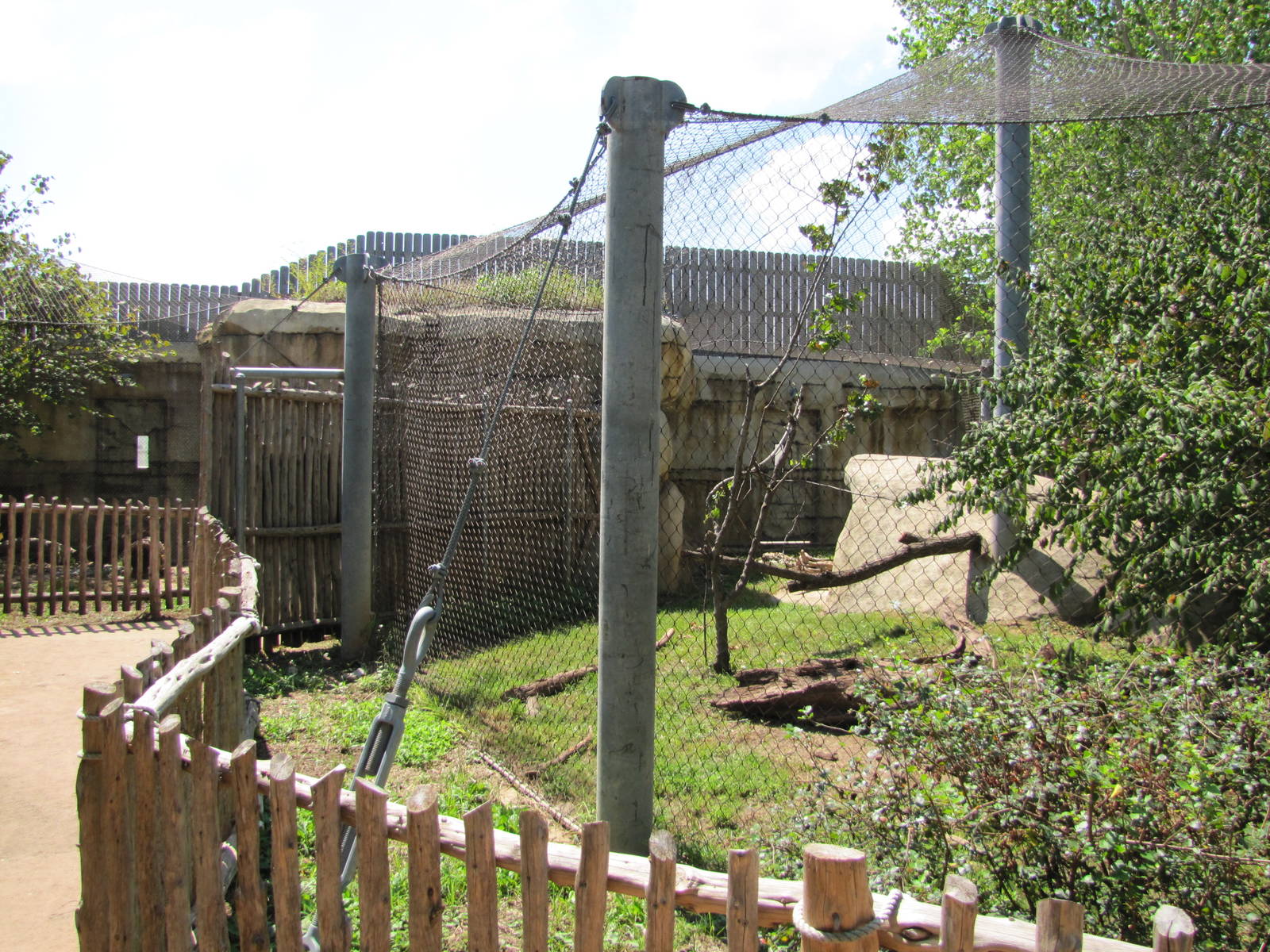 Cameron Park Zoo 2010 - Part of the Jaguar exhibit in Brazos River Country
