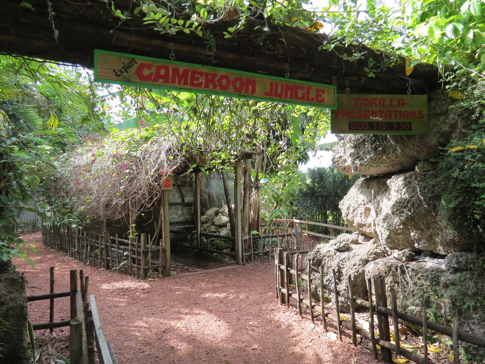 Cameroon Jungle (Gorilla Exhibit) - Entrance