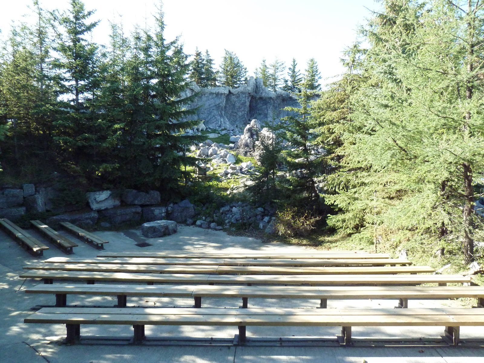 Canadian Wilds - Rocky Mountain Goat Exhibit Amphitheater
