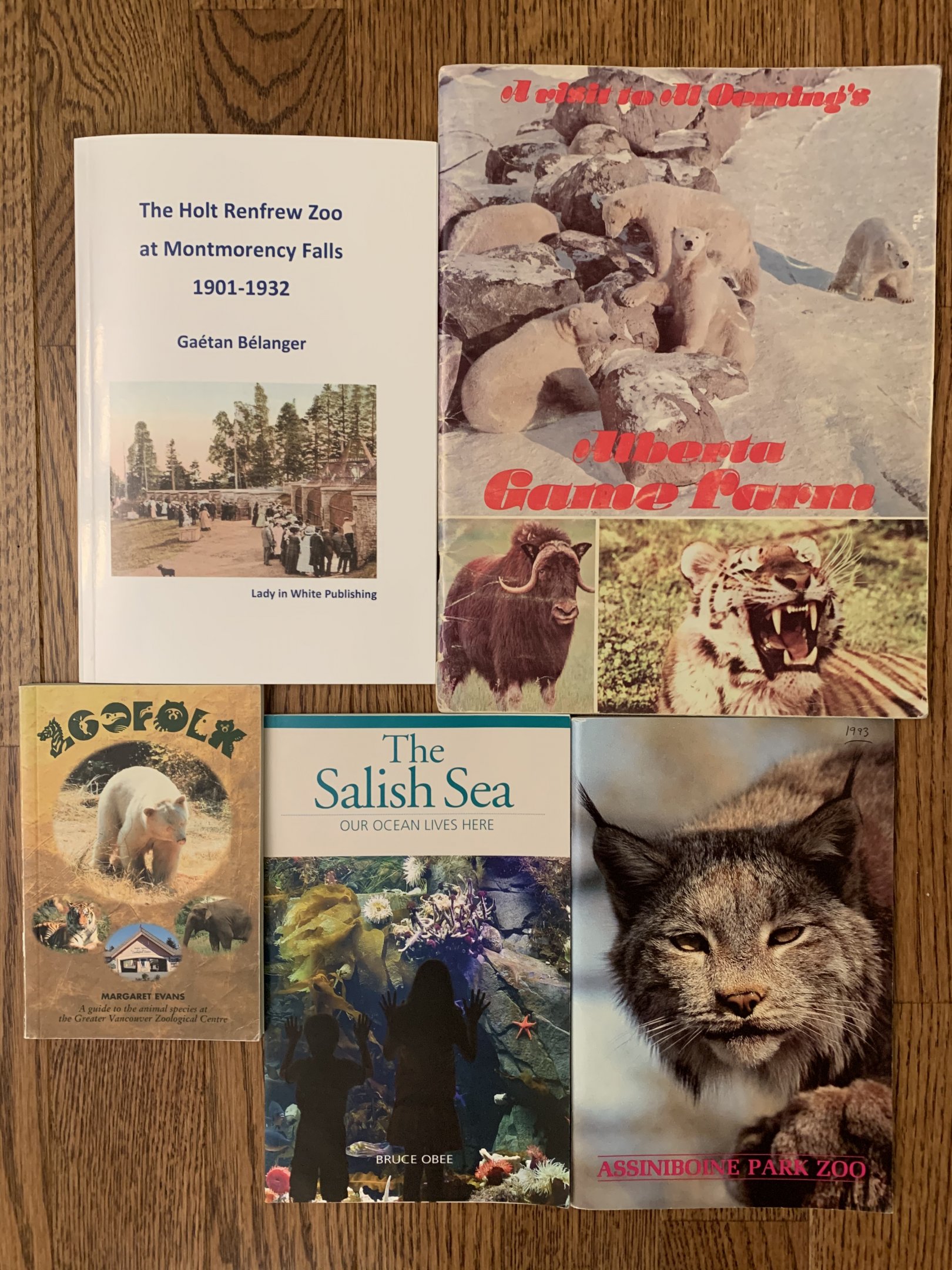 Canadian zoo guidebooks