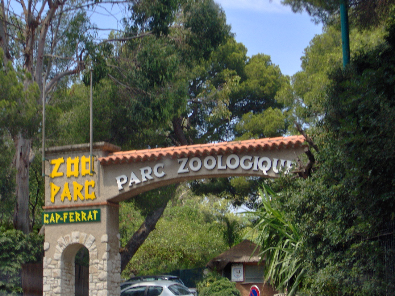 Cap-Ferrat Zooparc Entrance 2007