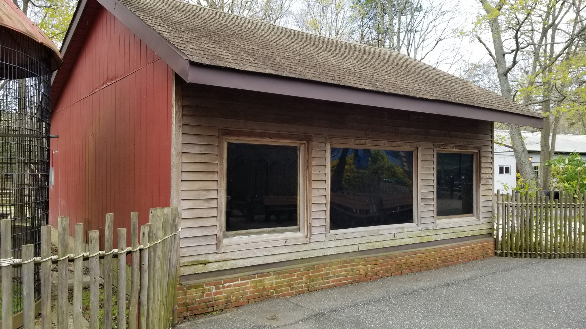 Cape May - Blacked out building windows