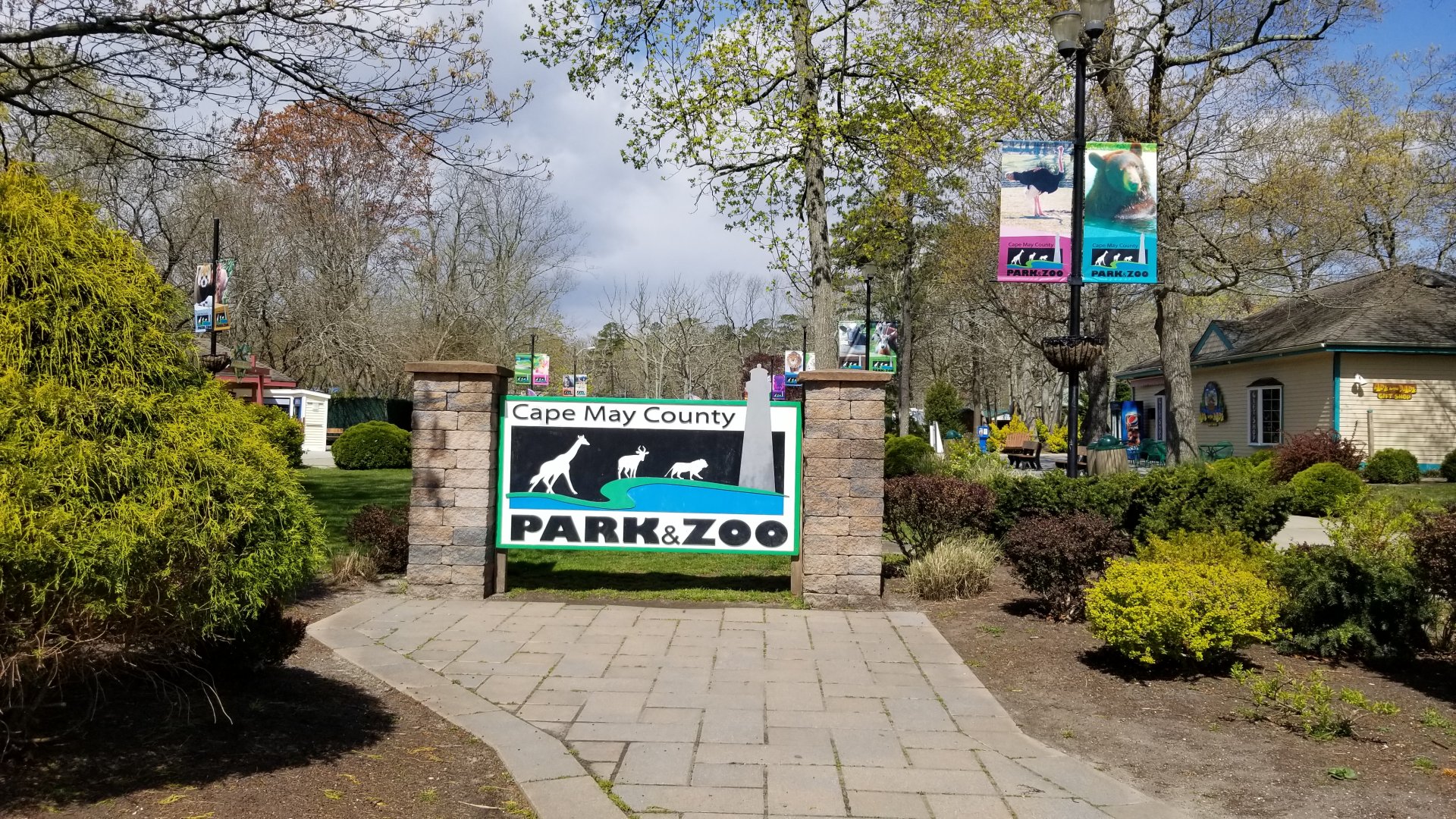 Cape May - Outer entrance sign