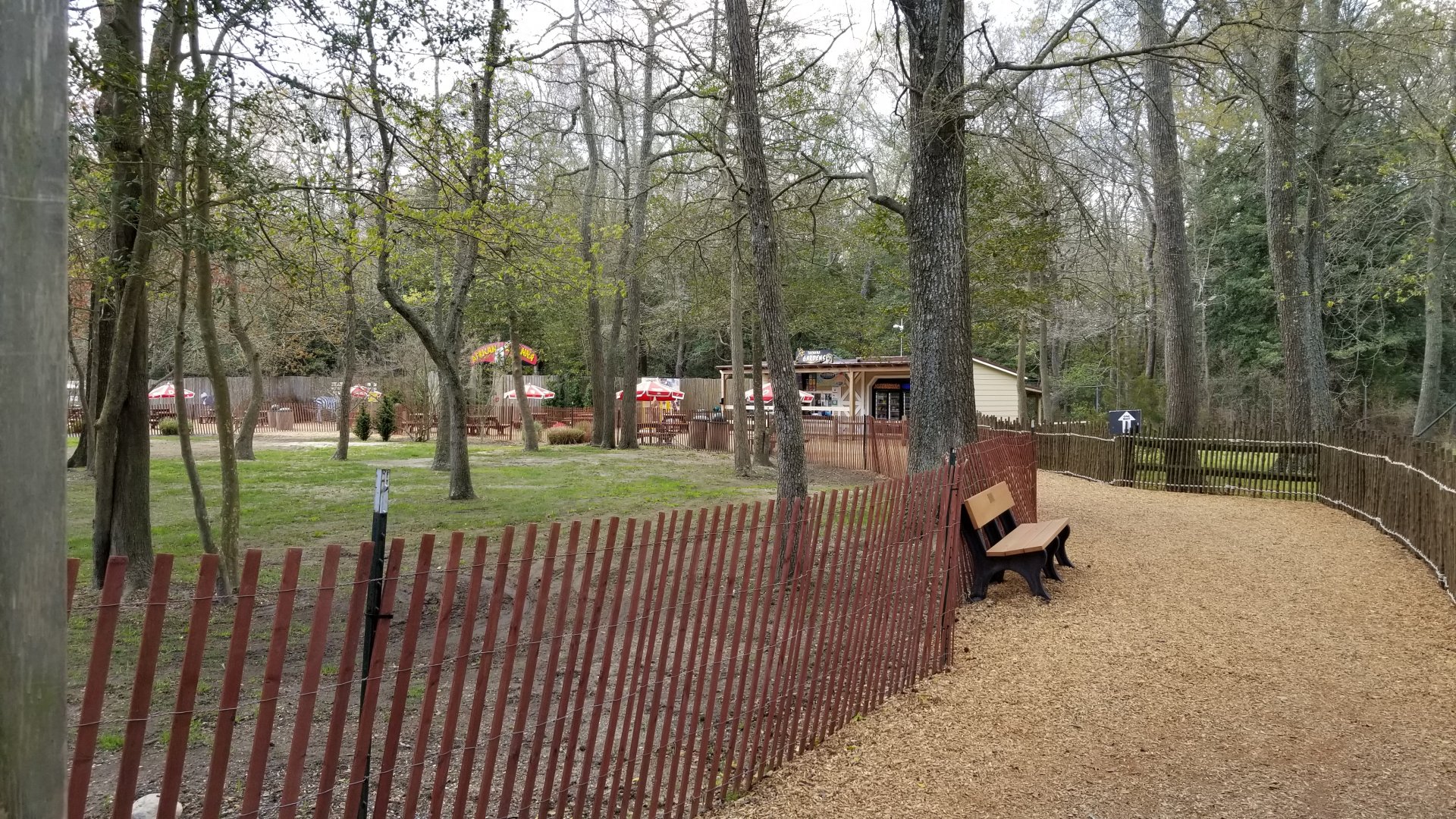 Cape May - Path to food shack, vending machines