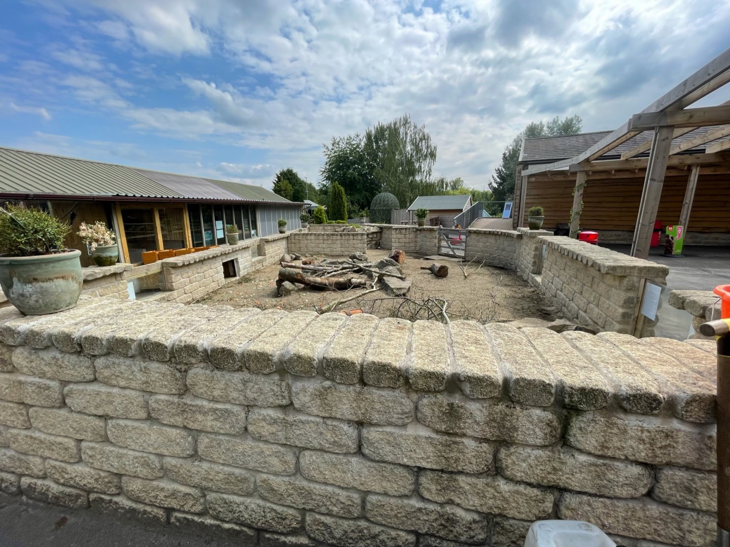 Cape Porcupine Enclosure at Ponderosa Zoo (July 2021)
