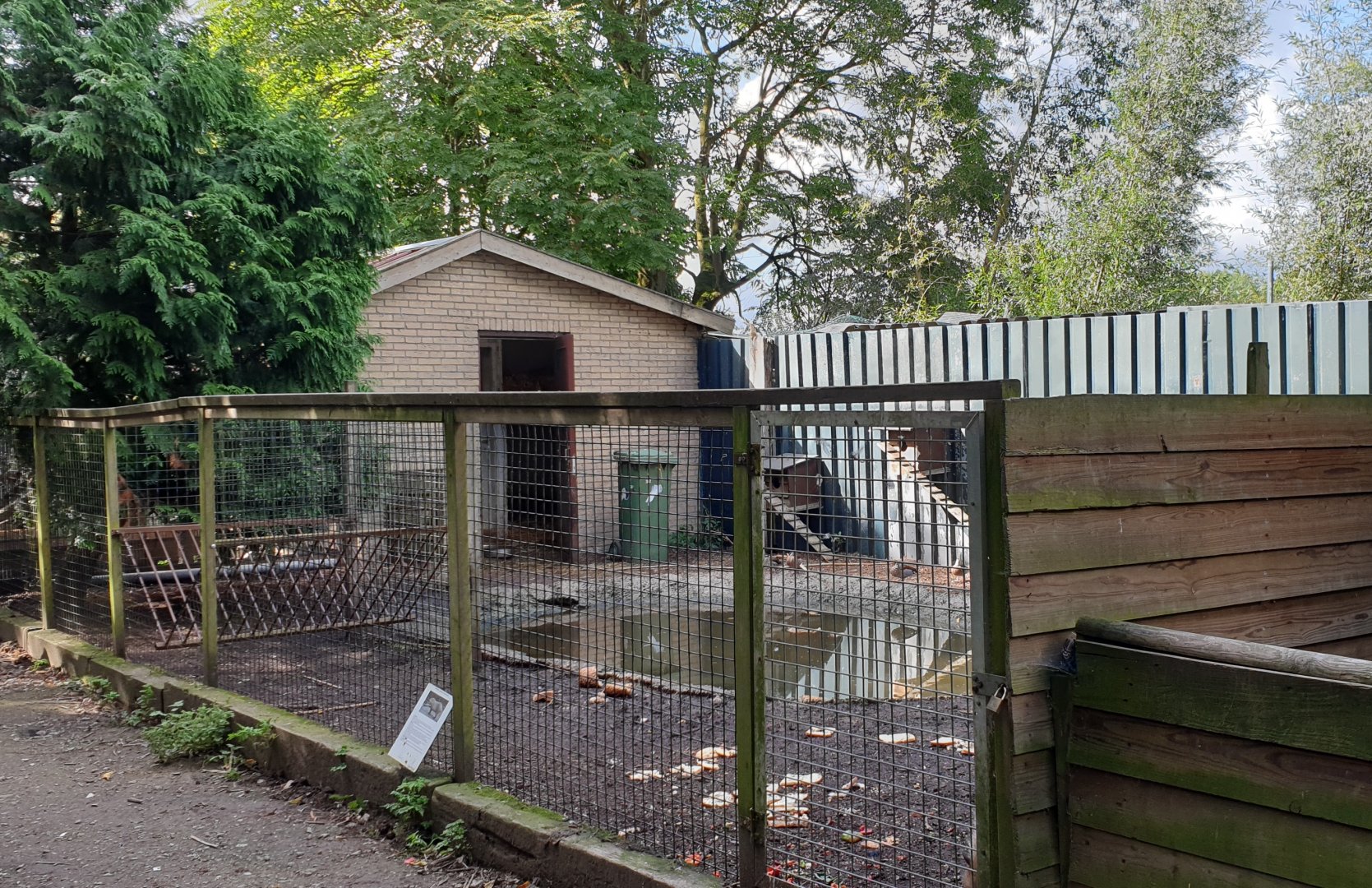 Capybara enclosure