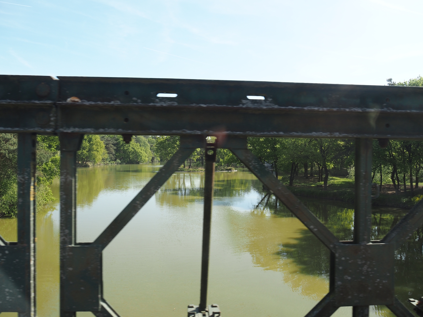 Car safari - View of boat safari canal from bridge, 2025-04-30
