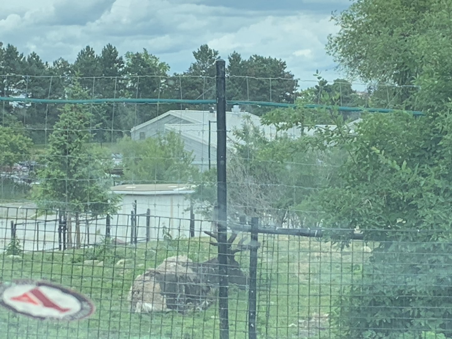 Caribou enclosure and Tundrea Trek buildings