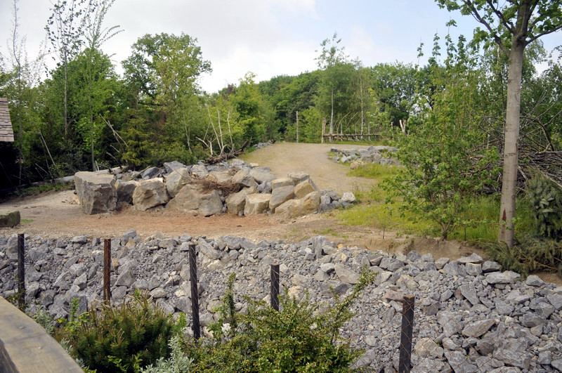 Caribou-enclosure at Hannovers Yukon Bay.